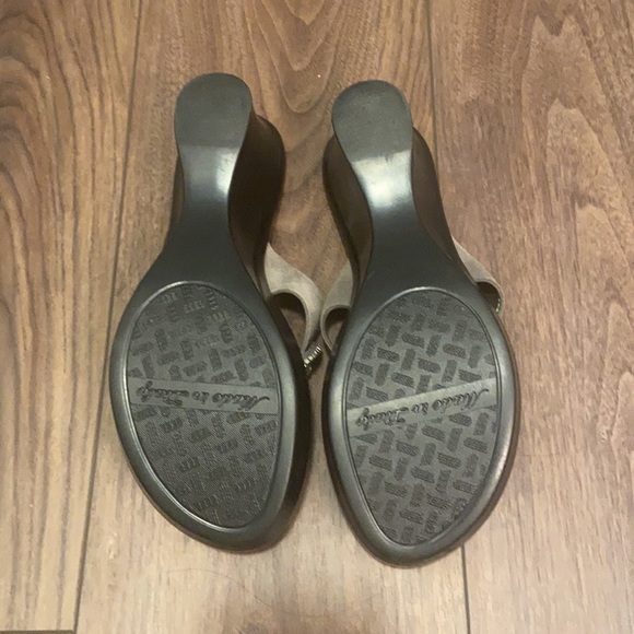 Italian Comfort Wedge Sandals - Picture 3 of 9